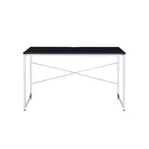 Tennos Black & Chrome Finish Vanity Desk Model AC00904 By ACME Furniture